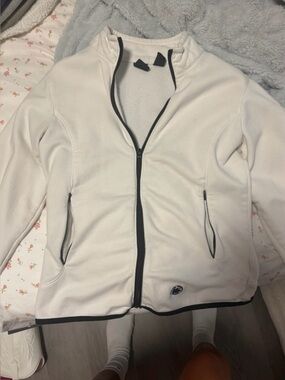 White Zip Up Penn State Jacket
